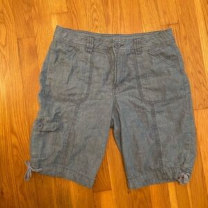 St. John's Bay gray chambray shorts